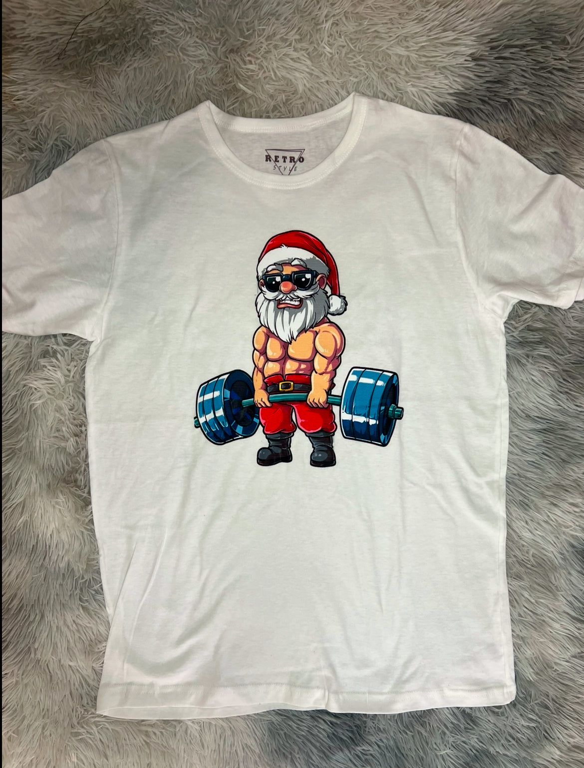 Playera Santa Tumbado