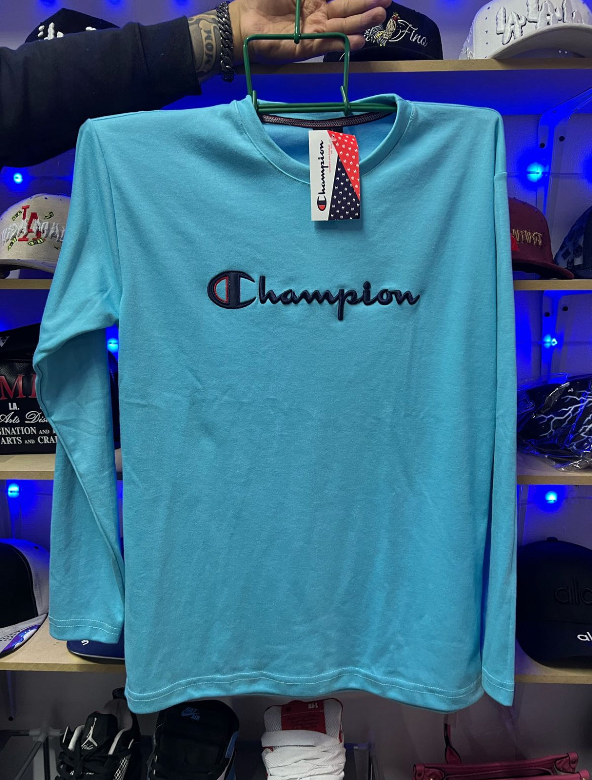 Playera Manga Larga Champion